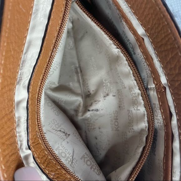 Michael Kors Chain Brown Crossbody Shoulder Bag - Picture 7 of 11